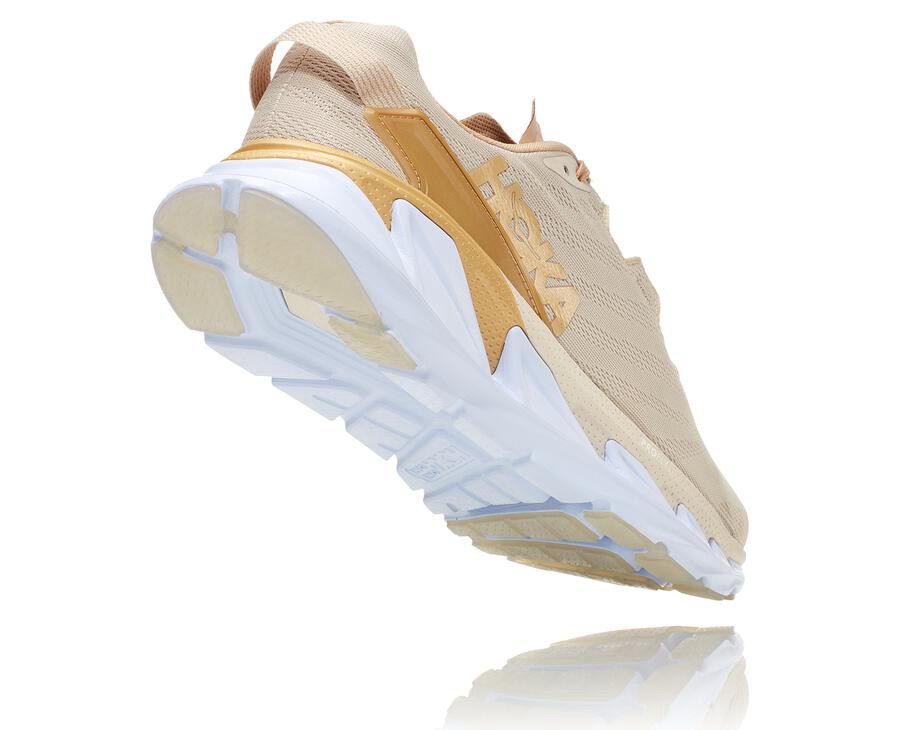 Hoka One One Running Shoes Mens Beige - Elevon 2 - 89304QJMZ